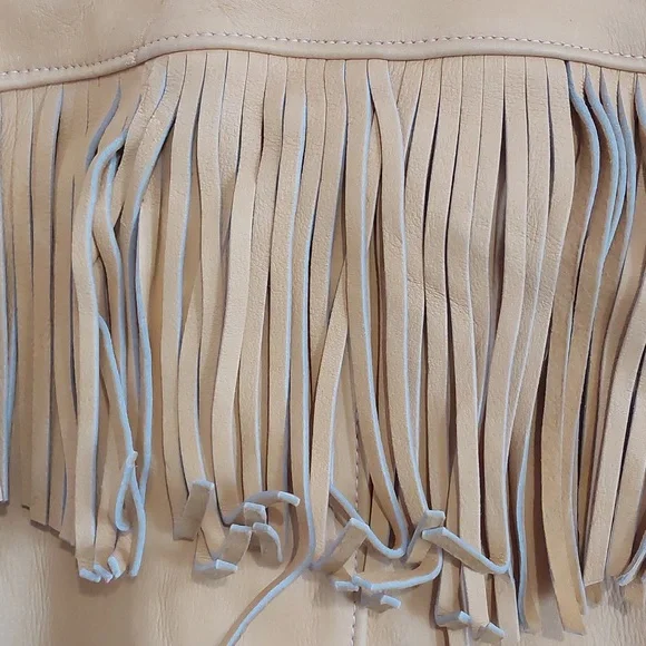 Vintage Uber Glove Company Buckskin Fringe Jacket - Picture 8 of 16